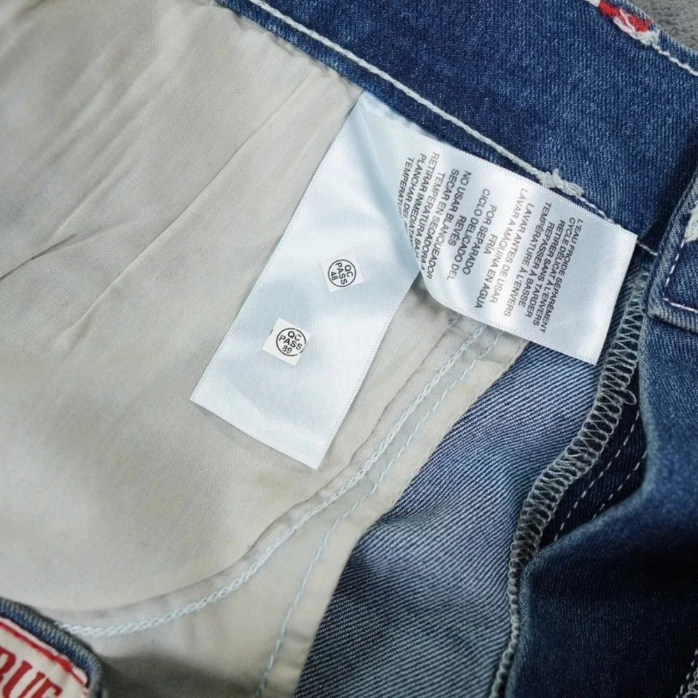 True Religion Billy Relaxed Bootcut Jean Men 36x34 Bootcut Spellout Streetwear